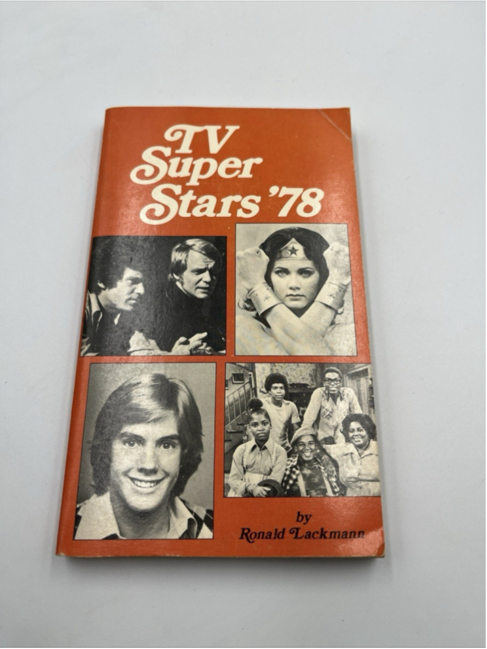 Vintage 1977 Paperback Book - TV SUPER STARS '78 - Ronald Lackmann,Xerox COLLECT